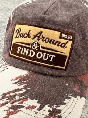 SABBI: Buck Around &Find Out Trucker Hat|NWT